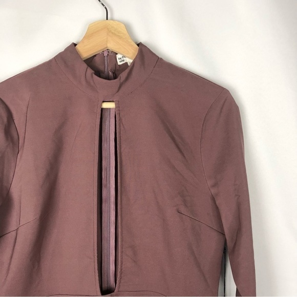 Revolve By the Way Mauve Pink Cut Out Long Sleeve Mini Dress M - Picture 4 of 4